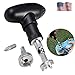 Amy Sport Golf Shoes Spike Wrench Ratchet Action Remover Tool 1 Pcs, Durable Stainless Steel Cleats Plastic Handle Ripper Replacement Aid