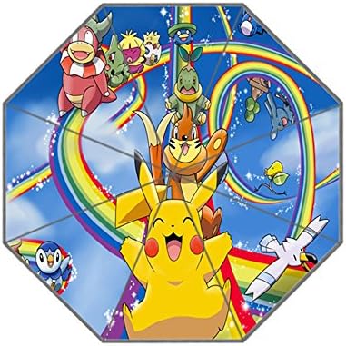 ScottShop Pokemon Pikachu Custom Generic Foldable Umbrella Sun Rain Anti-UV
