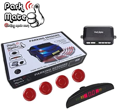 Wing Mirrors World Mitsubishi Carisma Park Mate PM200 Metallic Red Rear Parking Sensors LED Display