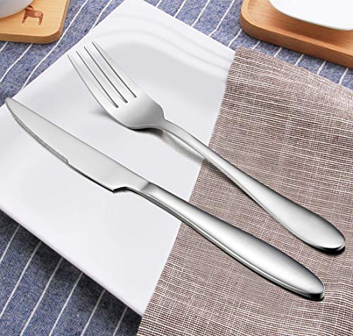 4 LIANYU+Silverware+20+Piece+Stainless+Dishwasher