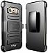 Galaxy S8 Plus Case, E LV Belt Swivel Clip / Kickstand - Dual Layer Armor Holster Defender Full Body Protective Case Cover for Samsung Galaxy S8 Plus - [BLACK]