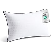 JOLLYVOGUE Queen Size Bed Pillow 1 Pack, Single Pillow for Sleeping, Breathable and Supportive with Down Alternative Fill, Hotel Collection Pillow for Side, Back, and Stomach Sleepers