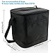 Update Material Baby Breastmilk Bottle Cooler Bag, GIKPAL Bottle Cooler Storage Tote Bag for Travel Or Work, Black (Fits up to Most 8 Oz. Bottles)