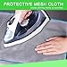 Dalykate 15x54 Ironing Board Cover and Pad with Elastic Edge and Scorch and Stain Resistant Thick Padding Ironing Board Covers 4 Fasteners and Protective Scorch Mesh Cloth