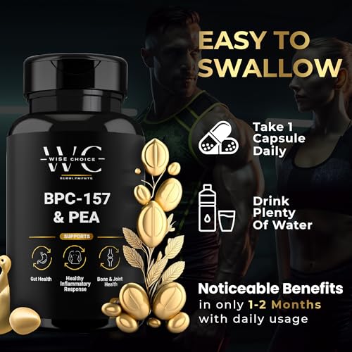 Wise Choice Supplements BPC 157 Peptide Capsules & Pea | 60 Caps | Healing Optimization for Surgery, Wounds, Scar Treatment & Bruising (2) in Kenya Wise Choice Supplements BPC 157 Peptide Capsules & Pea | 60 Caps | Healing Optimization for Surgery, Wounds, Scar Treatment & Bruising (2) in Kenya