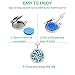 Aromatherapy Essential Oil Diffuser Locket Pendant with Free 24” Chain Necklace and 8 Felt Pads by Jenia