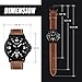 Vavna Men's Business Quartz Watch, Casual Fashion Analog Wrist watch Classic Calendar Date Window, Waterproof 30M Water Resistant Comfortable Unique PU Leather Watches-Black