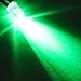 Brotechno Qty 50 Pcs -Blue/red/Green/White/Yellow LED Lights- 5mm Pre Wired 12 Volt LEDs LED Lamp Light Bulb 12cm Pre Wired 5mm 12v Each Color 10 Pcs