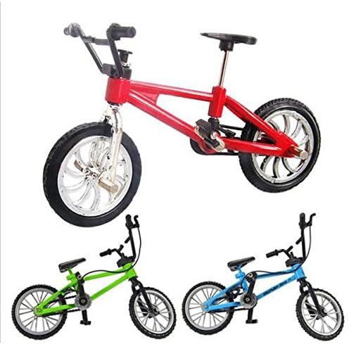 3 Pack 4.4" Excellent Functional Finger Mountain Bike Bicycle Boy Toy Game (Blue, Red, Green)