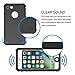 SPARIN iPhone 7 / 8 Waterproof Case, Dust Proof, Snow Proof, Shock Proof Case with Available Buttons, Available Touch ID, Rugged Protection and Clear Sound for iPhone 7 / 8 (4.7 inch) -Black