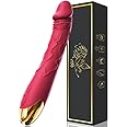 7.6 Inch Realistic Dildo Vibrator for Women，10 Powerful Vibration Modes for Clitoral and G-spot Stimulation, Waterproof Rose Adult Sex Toys for Women and Couples