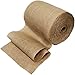 12.5-Inch x 50-Yards Mountain Top Trade Premium Burlap Table Runner Roll with Natural Jute Unfinished Edges
