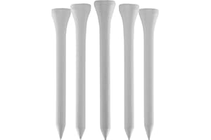 TH Golf Bamboo Golf Tees 70mm | Pack of 50 & 100 | Multiple Colour Options | Premium Durable Bamboo Golf Tees