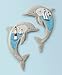 Nautical Beach Dolphins Wall Art - Set Of 2, Grey