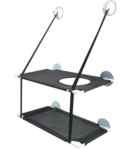 Cama De Gato Cama Elevada Para Gatos De Doble Capa, Transpirable Y