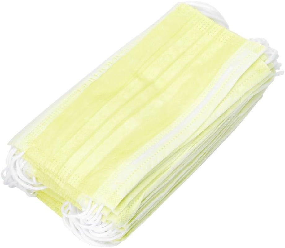 Nesee 50 Pack Disposable Surgical Face Mask for Flu – Mouth Masks, Protects Against Dust, Pollution & Allergens - Comfortable & Breathable Surgical Mask – Medical Mask for Everyday Use
