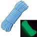 Glow in The Dark Zesty 550lb Paracord – 21 Strand Luminous Parachute Cord for Nighttime Outdoor Utility – 8 Colors and Length Options of 25', 50’, 100’, and 1,000’
