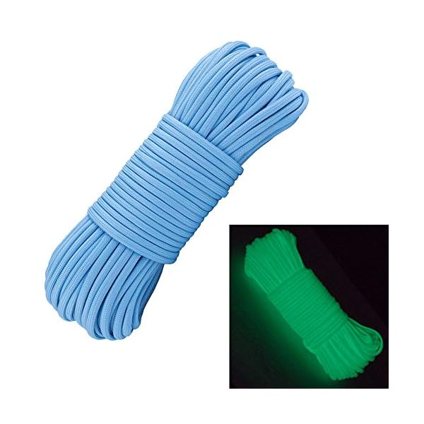 Glow-in-the-Dark-Zesty-21-Strand-550-Luminous-Paracord-Parachute-Rope-Cord