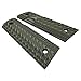 Cool Hand 1911 Slim G10 Grips, Full Size(Government/Commander), Magwell Cut, Big Scoop mag. Release, 3/16 Thin, Ambi Safety Cut, OPS Texture, These Grips Only Work with Short Bushings,OD Green/Black