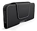 iPhone 6 6s 7 Holster, Bomea Leather Pouch Belt Case with Clip and Loops, XL Size Cell Phone Belt Clip Case Cover For Apple for iPhone 6 6s 7 with Otterbox / Lifeproof / Mophie Battery Case On