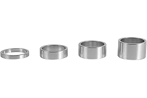 Headset Spacer - 4 Colors 4Pcs/Set 5mm/10mm/15mm/20mm Aluminum Alloy Headset Spacer Bike Front Stem Fork Washer