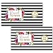 Black Stripe and Floral Scratch Off Party Game 28 pc. Set
