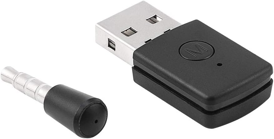 Yunir USB Wireless Adapter for, Mini Bluetooth 4.0 Dongle Receiver and Transmitters with 10M Transmission Range for 4