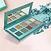 CIBBCCI Pigmented 3 Matte 7 Shimmer Eyeshadow Palette with Mirror, 10 Colors Velvet Blending Long Lasting Eye Shadow Makeup Pallet