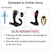 Male G Spot Vibrator Prostate Massager with 8 Vibration Modes, PALOQUETH 3 in 1 Prostate Stimulator with 2 Intense Motors for P-spot Testicles Perineum Stimulation, Wireless Remote Anal Sex Toy