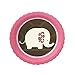 Pink Elephant -  Party Tableware Plates, Cups, Napkins - Bundle for 16
