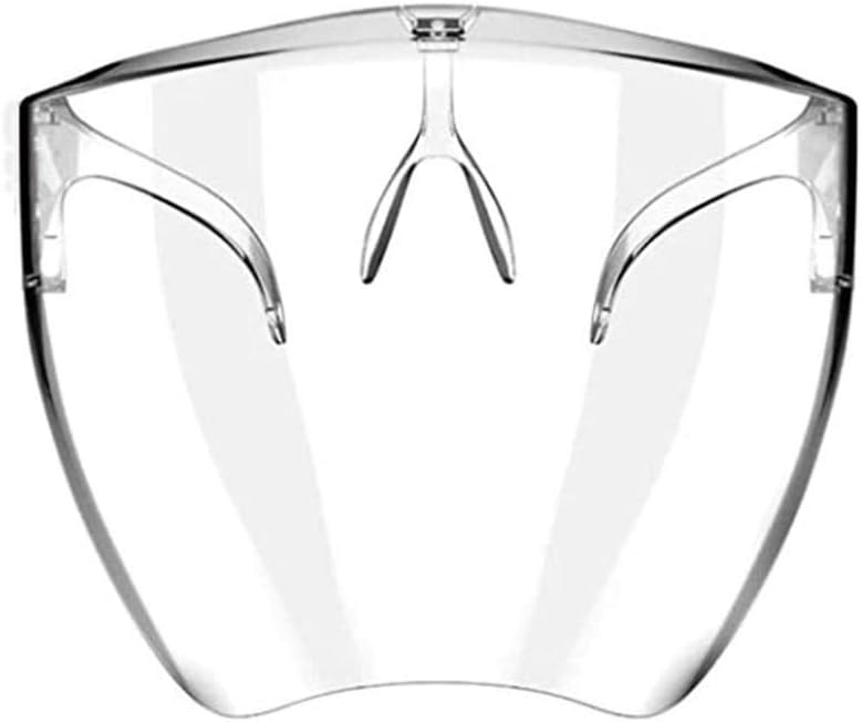 Mississ Reusable Face Shield Glasses,Clear and Anti-Fog Safety Goggle Face Shield,Goggle Face Shield for Man and Women to Protect Eyes and Face