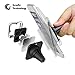 Universal Car Magnetic Air Vent Holder Mount with Improved Attachment Design and Stronger Magnetic Force for Smartphones iPhone 7 Plus and Mini Tablets(Silver & Black)