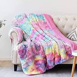 NEWCOSPLAY Super Soft Faux Fur Throw Blanket