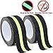 MELIFE Anti Slip Traction Tape, None Skid Glow in The Dark Walk Strip Safety Tape with 3M Best Grip Abrasive Adhesive for Stairs, Tread Step, Gaffers.(2 Pack, 2