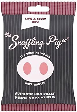 Snaffling Pig BBQ Flavoured Pork Crackling Packets 50g