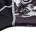 Funycell Men's Compression Long Sleeves Activewear Sports T Shirt Black_Red 2XL