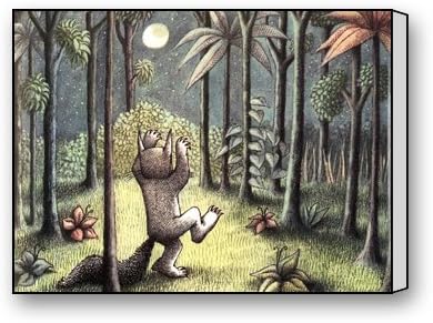 Where the Wild Things Are Canvas Print 16" x 12"