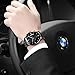 KASHIDUN Men's Watches Sports Military Luxury Fashion Casual Quartz Wristwatches Waterproof Chronograph Stainless Steel Band Black Color