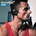 SoundBot SB221 HD Wireless Bluetooth 4.0 Headset Sports-Active Headphone for 20Hrs Music Streaming & 25Hrs HandsFree Calling w/Sweat Resistant Ergonomic Secure-Fit Design & Voice Command Support
