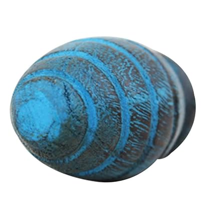 Indianshelf Handmade 10 Piece Wooden Turquoise Beetel Artistic