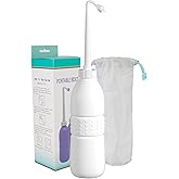 Hibbent Portable Bidet for Travel, Handheld Travel Bidet for Personal Hygiene Care, Personal Cleansing Use, Extended Nozzle,