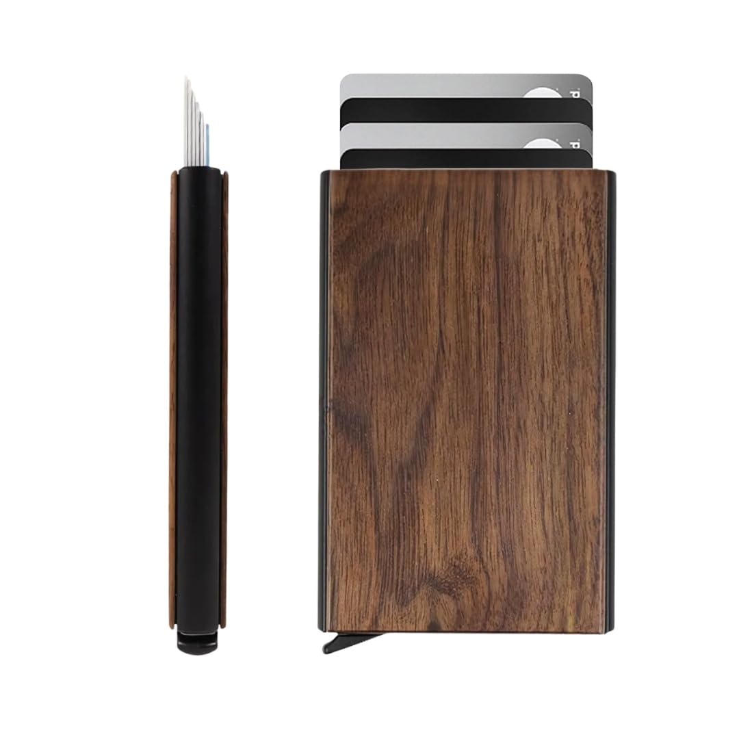 Nuvault Wallet - Slim Minimalist Compact Wallet Card Holder, Aluminum ...