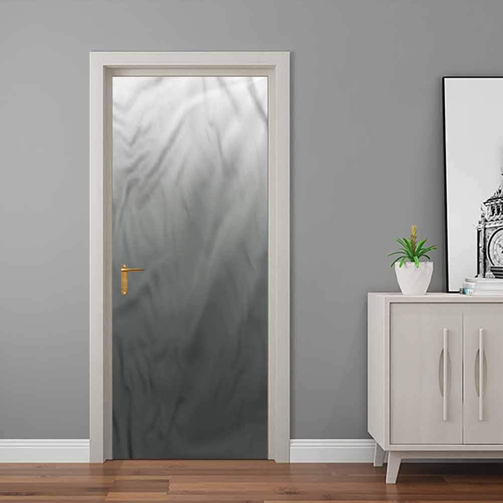 Amazon Com Ombre Wallpaper Stickers Smoke Fog Futuristic Door Wall Mural For Home Decor 36 W X 79 H Home Improvement