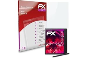 atFoliX Plastic Glass Protective Film compatible with Kobo Elipsa 2E Glass Protector, 9H Hybrid-Glass FX Glass Screen Protector of plastic