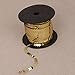 MagiDeal 100Yards Sequin Trim Ribbon String Gold
