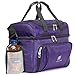 MOJECTO Large Cooler Bag. Two Insulated Compartment, Heavy Duty Fabric, Thick Insulation, 2 Heat Sealed Soft Peva Liner, Many Pockets, Strong Double Zipper, Padded Straps. for Men Women