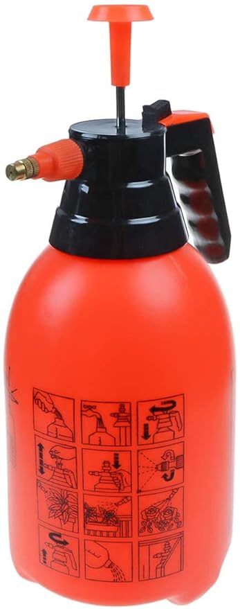 GYANVI Garden Pump Pressure Sprayer Bottel Plant Water | Lawn Sprinkler | Water Mister | Spray Bottle for Herbicides, Pesticides, Fertilizers, Plants Flowers | 2 Liter | Multi-Color