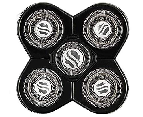 Skull Shaver Forte Replacement Shaver Head Blade Waterproof Electric Razor Wet & Dry Compatible with all Pitbull, Palm & Butterfly Kiss Shavers
