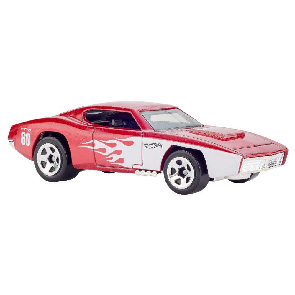 Hot Wheels Toy Cars, 5-Pack of 1:64 Scale Toy Cars with Collectible Deco & Packaging, Core Mattel 80th Anniversary Set of 5 Vehicles