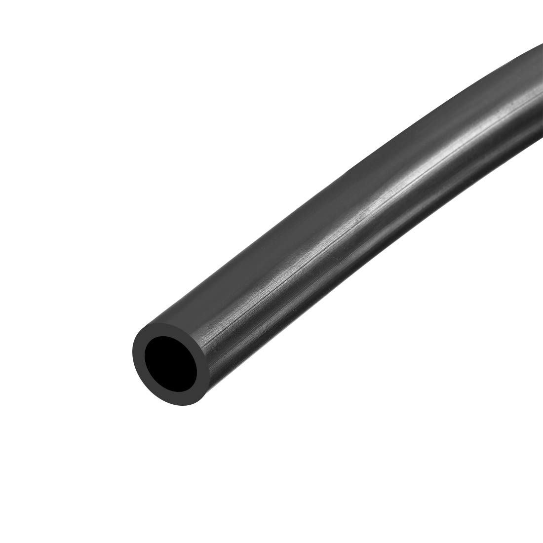 sourcing map Lubricating Oil Hose 6mm(1/4") ID x 10mm(3/8") OD 6.6ft Water Tube Black Rubber Hose